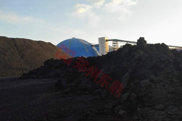 山西山阴海之源双线1200吨煤泥烘干机现场